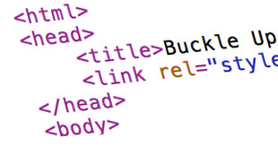close up of HTML