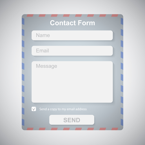 contact form on a website